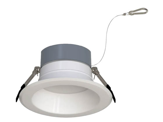 Halco Lighting 89211 CDL-6-LS-CS-WH-DDV Halco 6" Commercial LED Downlight 3-Wattage and 5-Color Selectable 90CRI Wet Rated Dual Dimming TRIAC/ELV & 0-10V