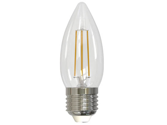Bulbrite 776734 LED5B11/30K/FIL/E26/3 Dimmable 5.5W 2700K Decorative Filament LED Bulb, Enclosed and Outdoor Rated