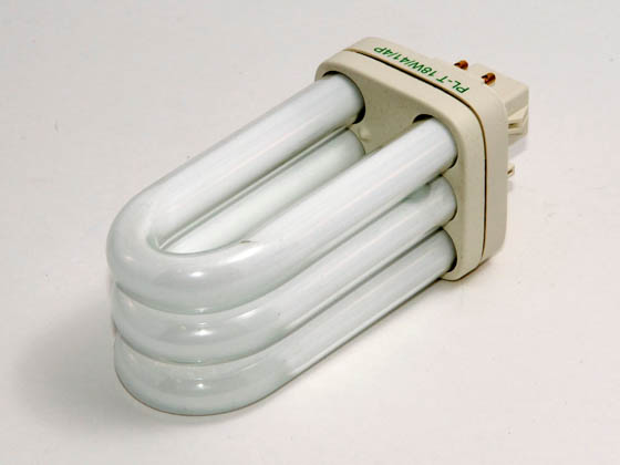 Philips Lighting 268227 PL-T 18W/41/4P/ALTO  (4-Pin) Philips 18 Watt, 4-Pin Cool White Long Triple Twin Tube CFL Bulb