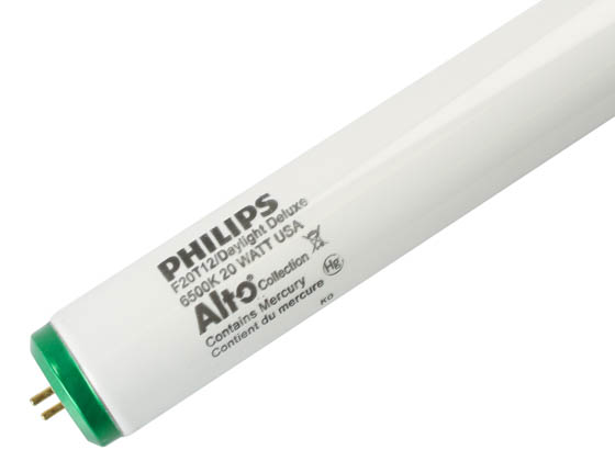 Philips Lighting 273284 F20T12/D/ALTO Philips 20W 24in T12 Daylight White Fluorescent Tube