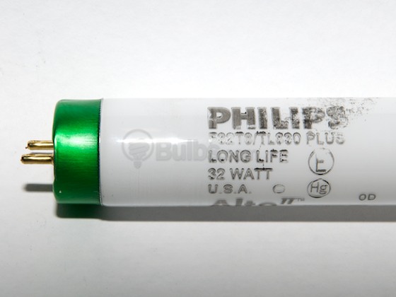 Philips Lighting 360008 F32T8/TL830 PLUS/ALTO (DISC - USE 281659) Philips 32 Watt, 48 Inch T8 Warm White Long Life Fluorescent Bulb