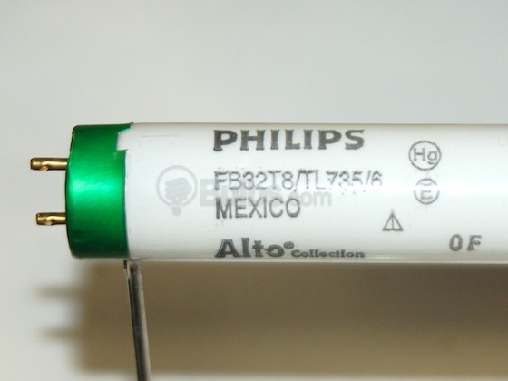 Philips Lighting 378935 FB32T8/TL735/6  ALTO Philips 32 Watt, 6 Inch Gap T8 Neutral White UBent Fluorescent Bulb