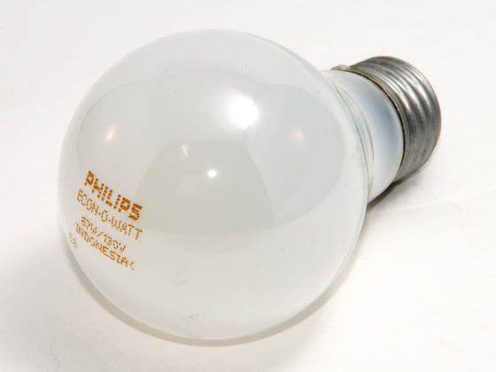 Philips Lighting 222414 75A-67A/EW (130V) Philips 67 Watt, 130 Volt A19 Frosted Long Life Bulb
