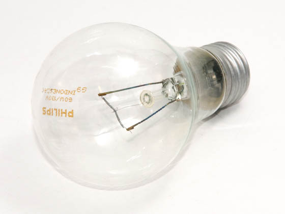 Philips Lighting 375220 60A/CL (130V) Philips 60 Watt, 130 Volt A19 Clear Bulb