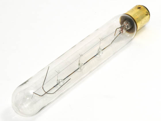 Philips Lighting 248385 20T6-1/2/DC (120V) Philips 20 Watt, 120 Volt T6 1/2 Clear DC Bayonet Tube Bulb
