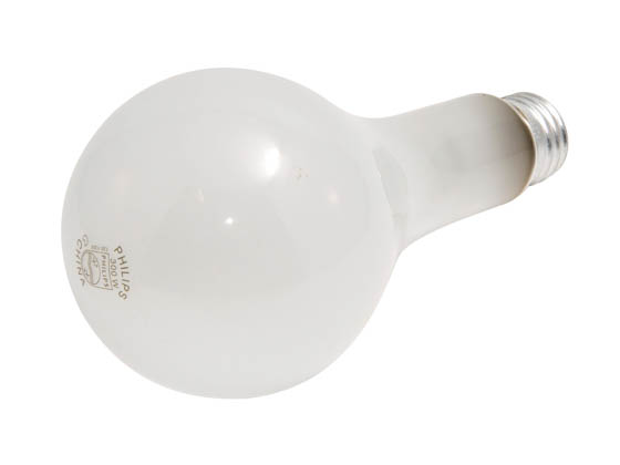 Philips Lighting 281774 300M/IF Philips 300W 120V to 130V PS25 Frosted Bulb, E26 Base