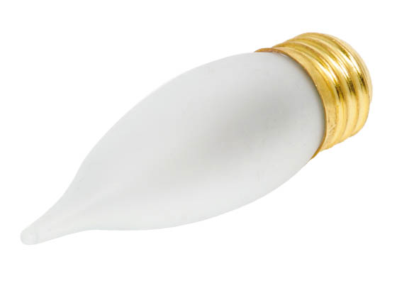 Bulbrite 409025 25EFF (130V) 25W 130V Frosted Bent Tip Decorative Bulb, E26 Base