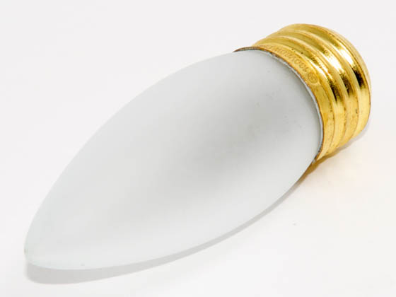 Bulbrite 406060 60ETF (130V) 60 Watt, 130 Volt Frosted Blunt Tip Decorative Bulb