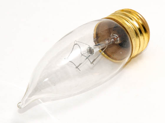 Bulbrite 408060 60EFC (130V) 60 Watt, 130 Volt Clear Bent Tip Decorative Bulb