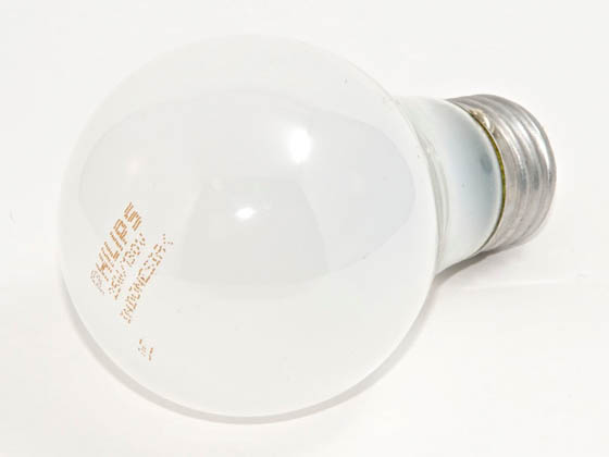Philips Lighting 255661 25A (130V) Philips 25 Watt, 130 Volt A19 Frosted Bulb