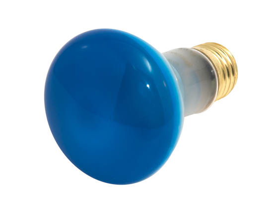 Bulbrite 223050 50R20B  (Blue) 50W 120V R20 Blue Reflector Flood E26 Base