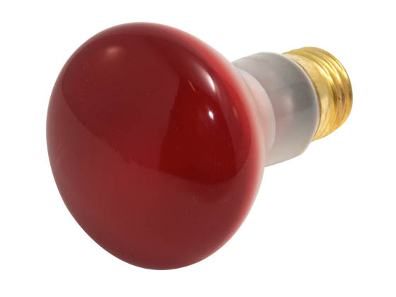 Bulbrite 227050 50R20R  (Red) 50W 120V R20 Red Reflector Flood E26 Base