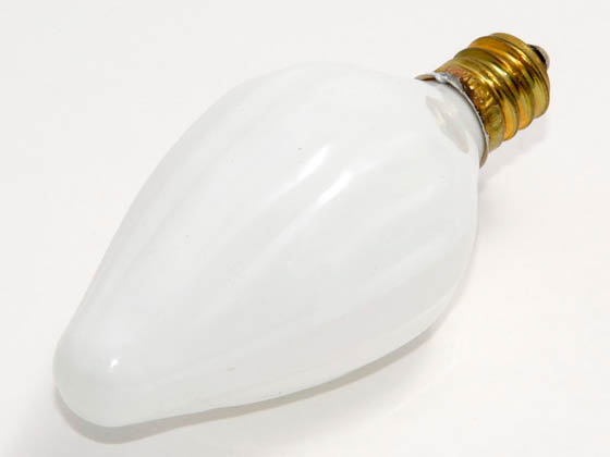 Bulbrite 420025 25F10WH 25 Watt, 130 Volt F10 White Fiesta Decorative Bulb
