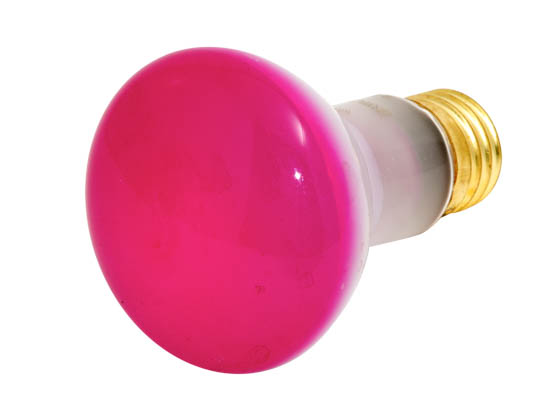 Bulbrite 226050 50R20P (Pink) 50W 120V R20 Pink Reflector Flood E26 Base