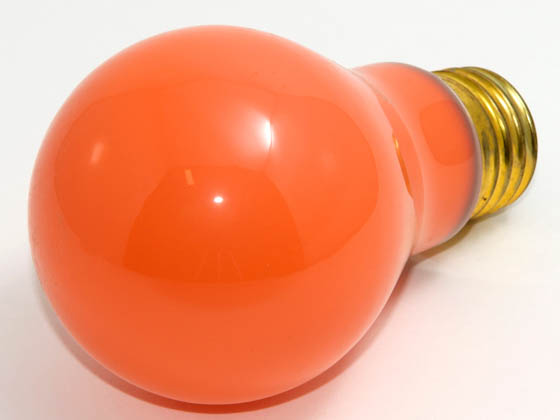 Bulbrite 106510 100A/CO 100 Watt, 120 Volt A19 Ceramic Orange Bulb