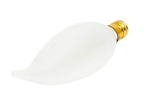 Bulbrite 494040 E40CFF/32 40W 120V Frost Bent Tip Decorative Bulb, E12 Base