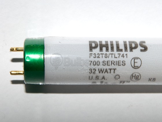 Advanced Lamp Coatings P272484 F32T8/TL741-PH-PSG (Safety) 32 Watt, 48 Inch T8 Cool White Safety Coated Fluorescent Bulb