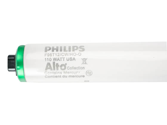 Philips Lighting 381764 F96T12/CW/HO-O ALTO (Outdoor) Philips 110W 96in T12 Outdoor Cool White Fluorescent Tube, Full Pallets Only