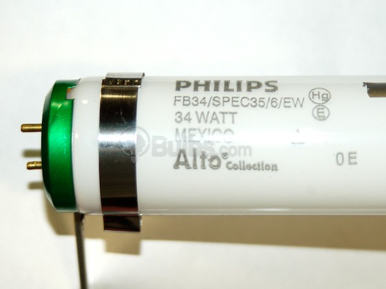 Philips Lighting 378729 FB34/SPEC35/6/EW ALTO Philips 34 Watt, 6 Inch Gap T12 Neutral White UBent Fluorescent Bulb