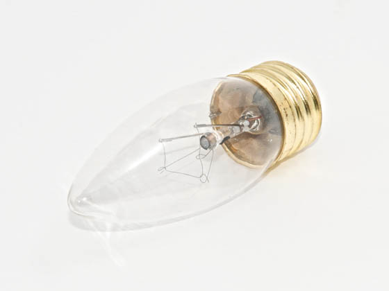 Bulbrite 495025 E25ETC (120V) 25 Watt, 120 Volt Clear Blunt Tip Decorative Bulb