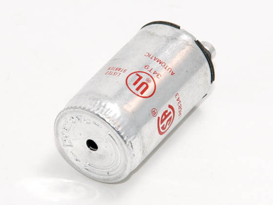 Topaz Lighting FS-4 FS-4 Fluorescent Starter Eiko Fluorescent Lamp Starter 120V for 30W to 40W Fluorescent Bulb