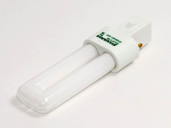 Bulbrite 504405 CF5DS/41K 5 Watt 2-Pin Cool White Single Twin Tube CFL Bulb
