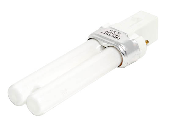 Greenlite Corp. G104007 5W/TT/2P/41K 5 Watt 2-Pin Cool White Single Twin Tube CFL Bulb
