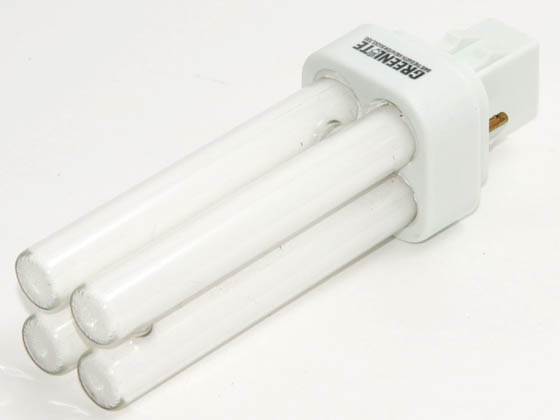 Greenlite Corp. G143006 13W/Q/2P/35K 13 Watt 2-Pin Neutral White Quad/Double Twin Tube CFL Bulb