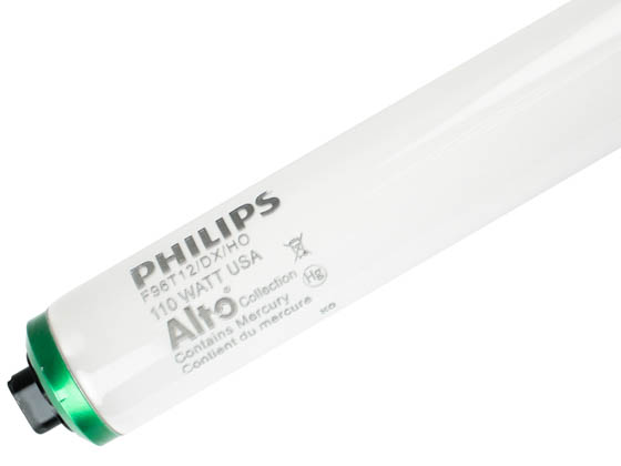 Philips Lighting 214890 F96T12/DX/HO (110W-Daylight Deluxe) Philips 110W 96in T12 High Output Daylight Deluxe White Fluorescent Tube, 90 CRI, Full Pallets Only