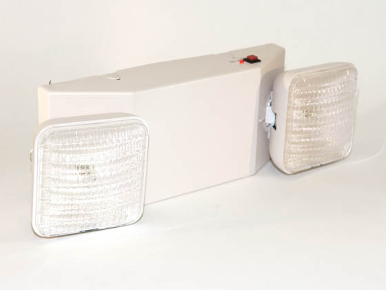 TCP TEC20760 Emergency Light Fixture (TEC20760) Damp Location Emergency Fixture Battery Backup