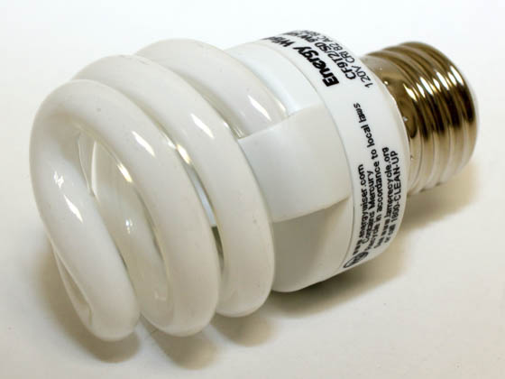 Bulbrite 509109 CF9T2/SD 40 Watt Incandescent Equivalent, 9 Watt, 120 Volt Bright White Spiral CFL Bulb