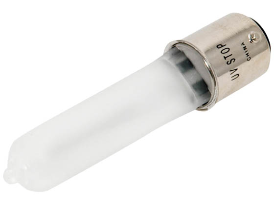 Bulbrite B613252 Q250FR/DC 250W 120V T4 Frosted Halogen DC Bayonet Bulb