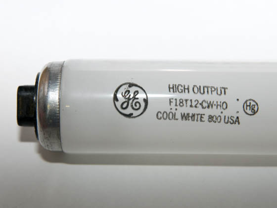 GE GE10204 F18T12/CW/HO 25W 15.75in T12 HO Cool White Fluorescent Tube