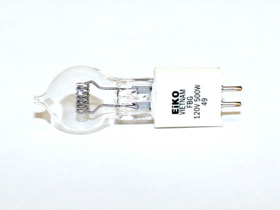 Eiko W-FBG/FBD FBG/FBD 500 Watt, 120 Volt FBG/FBD Bulb