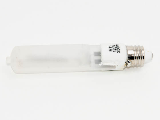 Eiko W-Q250MC-120V Q250MC-120V (Frosted, ESM) 250W 120V T4 Frosted Halogen Mini Can ESM Bulb