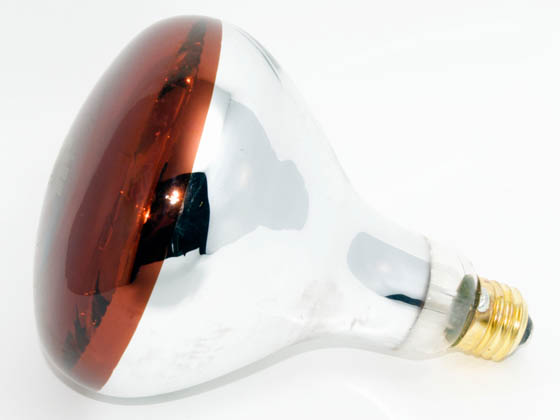 Philips Lighting 389338 250R40/HR  (Heat Lamp, Red) Philips 250 Watt, 120 Volt BR40 Red Heat Lamp Reflector Bulb
