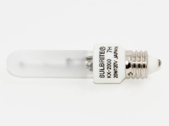Bulbrite B473121 KX20FR/MC 20 Watt, 120 Volt T3 Frosted Chroma Mini-Can Bulb