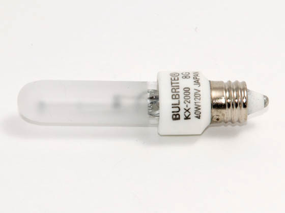 Bulbrite B473141 KX40FR/MC KX-2000 40 Watt, 120 Volt T3 Frosted Chroma Mini-Can Bulb