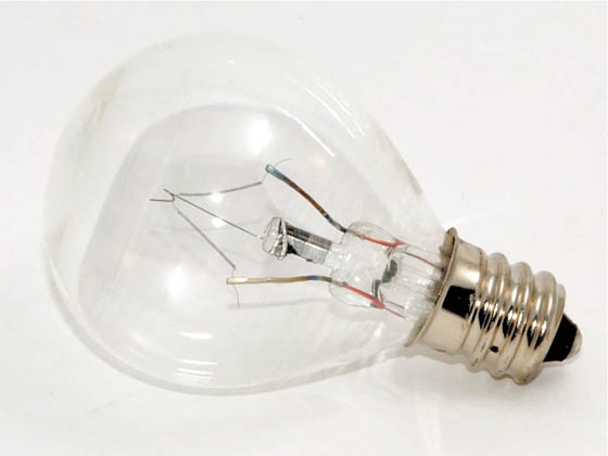 Bulbrite B461015 KR15G11CL 15W 120V Clear Krypton G11 Globe Decorative Bulb, E12 Base