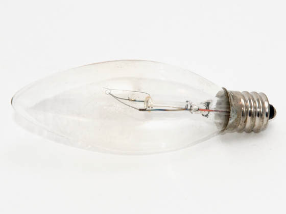 Bulbrite B460010 KR10CTC/25 10W 120V Clear Krypton Blunt Tip Decorative Bulb, E12 Base