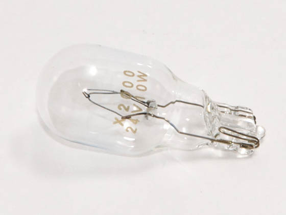 Bulbrite B715519 XE10/24 (24 Volt) 10W 24V T3 Clear Xenon Bulb,  Wedge Base
