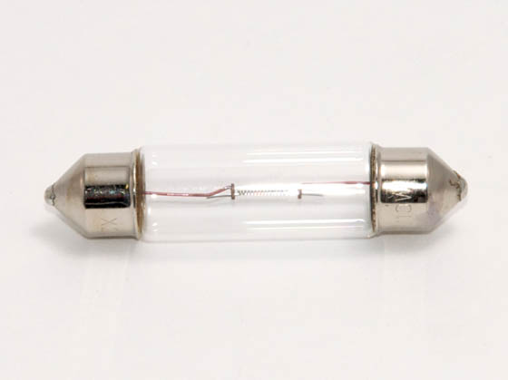 Bulbrite B715611 FEX10/24 10W 24V Clear Xenon Bulb, Festoon Base