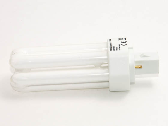 Osram CF26DT/827 26W/827 (GX24d-3) 26 Watt, 2-Pin Warm White Triple Twin Tube CFL Bulb