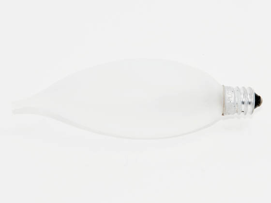 Philips Lighting 168104 BC-25BA9C/FLL/TP (120V) Philips 25W 120V Frosted Bent Tip Long Life Decorative Bulb, E12 Base