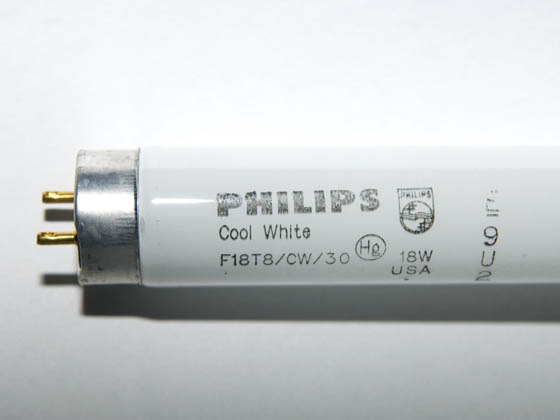 Philips Lighting 383026 F18T8/CW/30 Philips 18 Watt, 30 Inch T8 Cool White Fluorescent Appliance Bulb