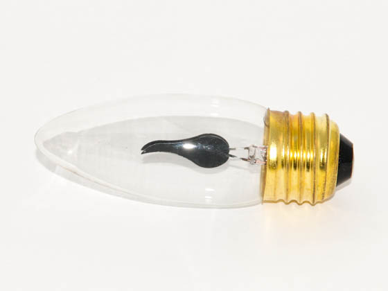 Bulbrite B480503 BF3ETC/32 (Flicker Flame) 3W 130V Flicker Flame Decorative Bulb, E26 Base