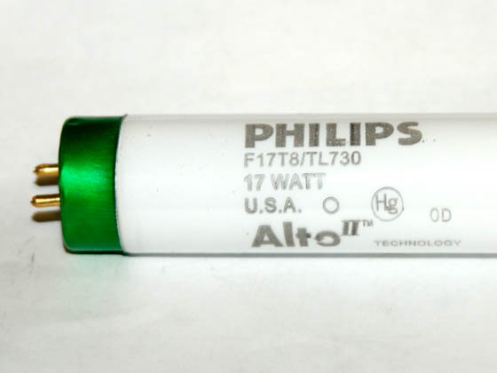 Philips Lighting 368076 F17T8/TL730/ALTO Discontinued Philips 17 Watt, 24 Inch T8 Warm White Fluorescent Bulb