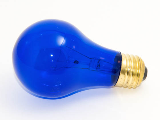 Bulbrite B105325 25A/TB 25W 120V A19 Transparent Blue E26 Base