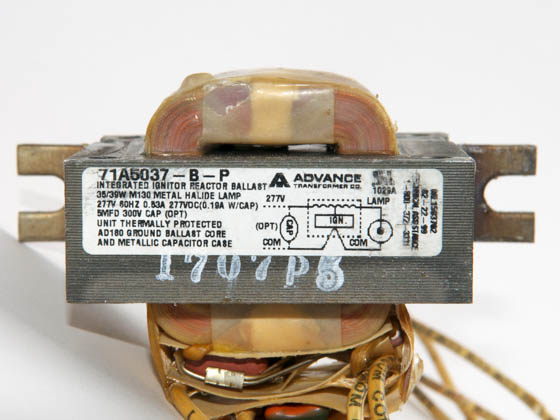 Advance Transformer 71A5037510DBP Philips Advance 35-39 Watt, 277 Volt Metal Halide Ballast