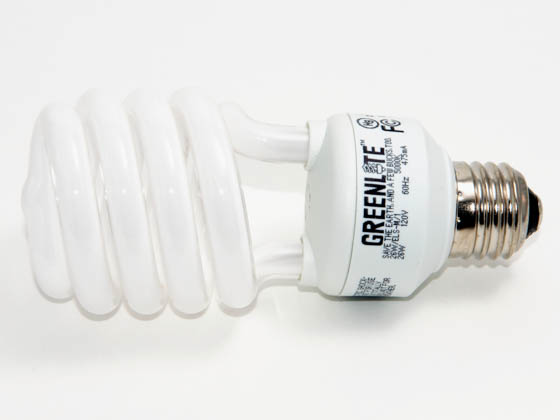 Greenlite Corp. G398017 26W/ELS-U/50K 100 Watt Incandescent Equivalent, 26 Watt, 120 Volt Bright White Spiral CFL Bulb